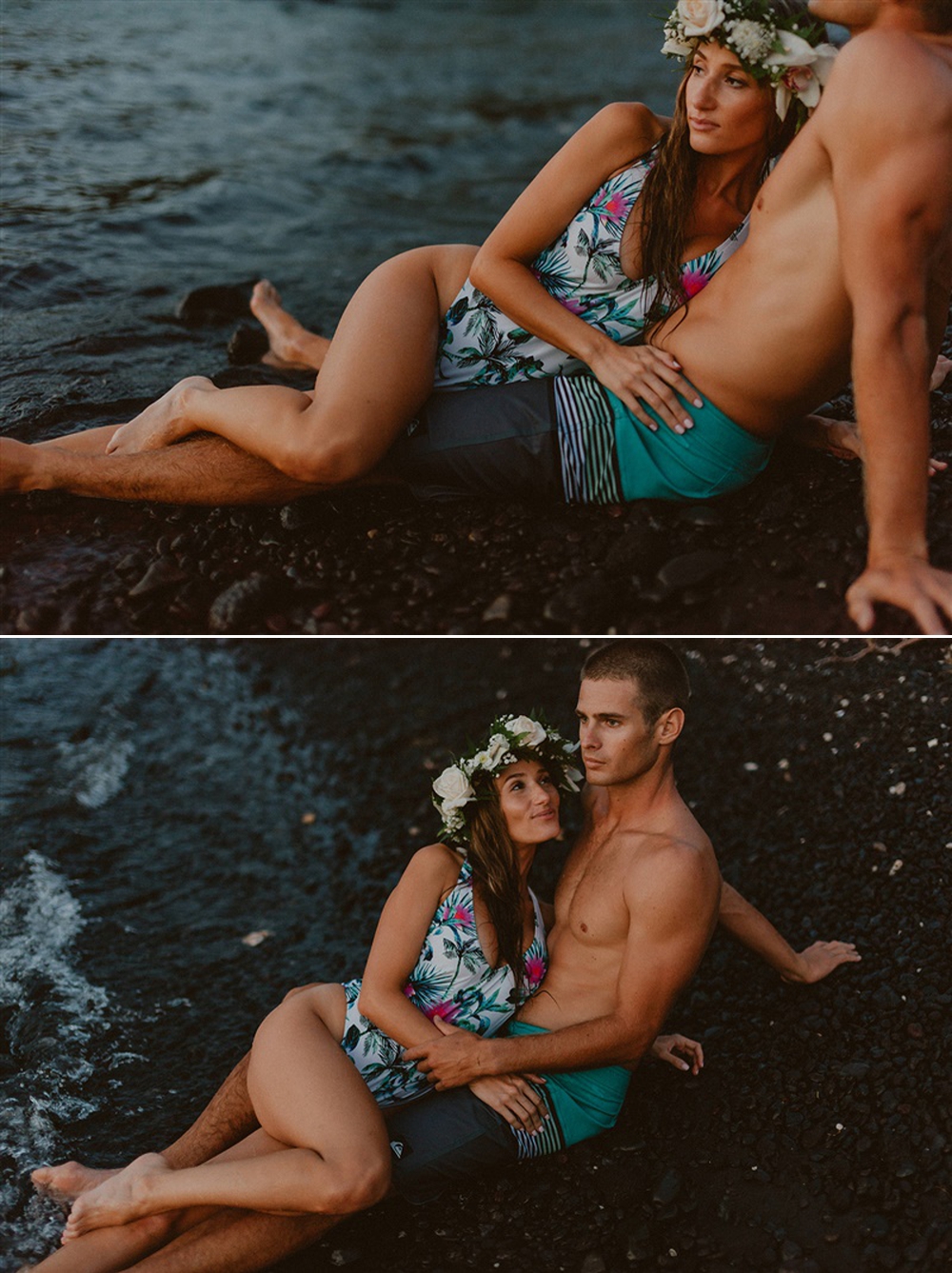 hawaii-engagement-photographer, beach-engagement-session