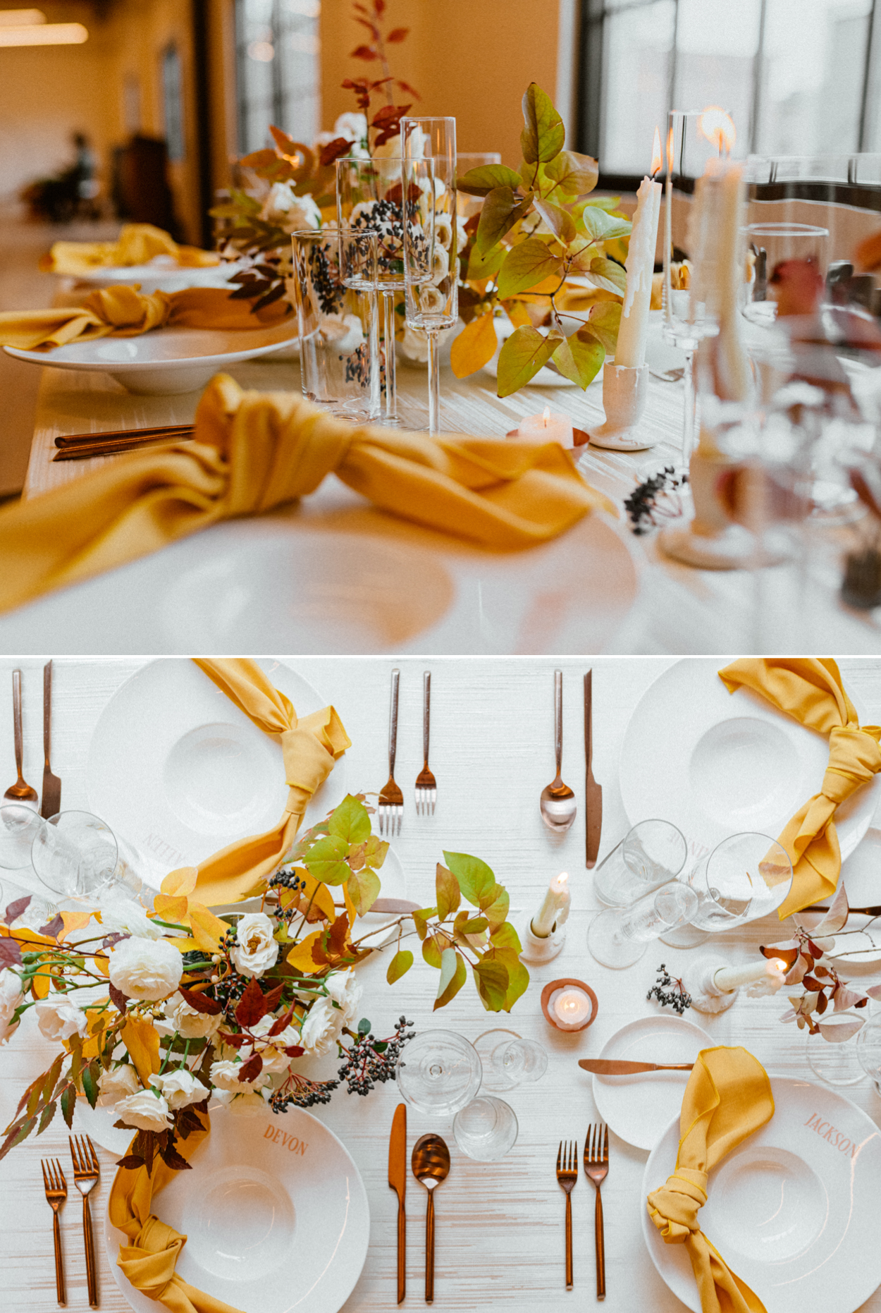 Block 41 wedding and elopement table details