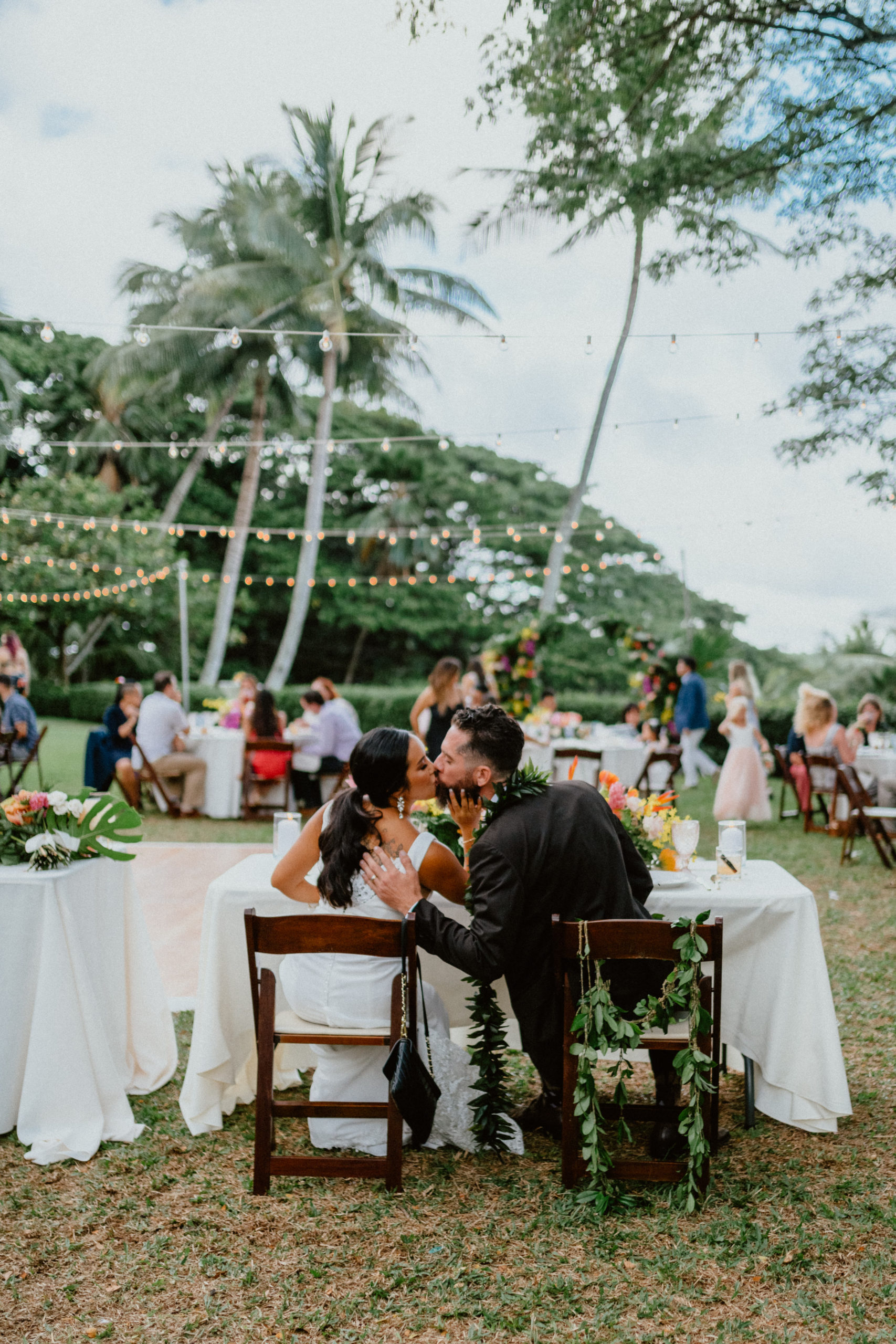 Moli'i fishpond Hawaii wedding reception