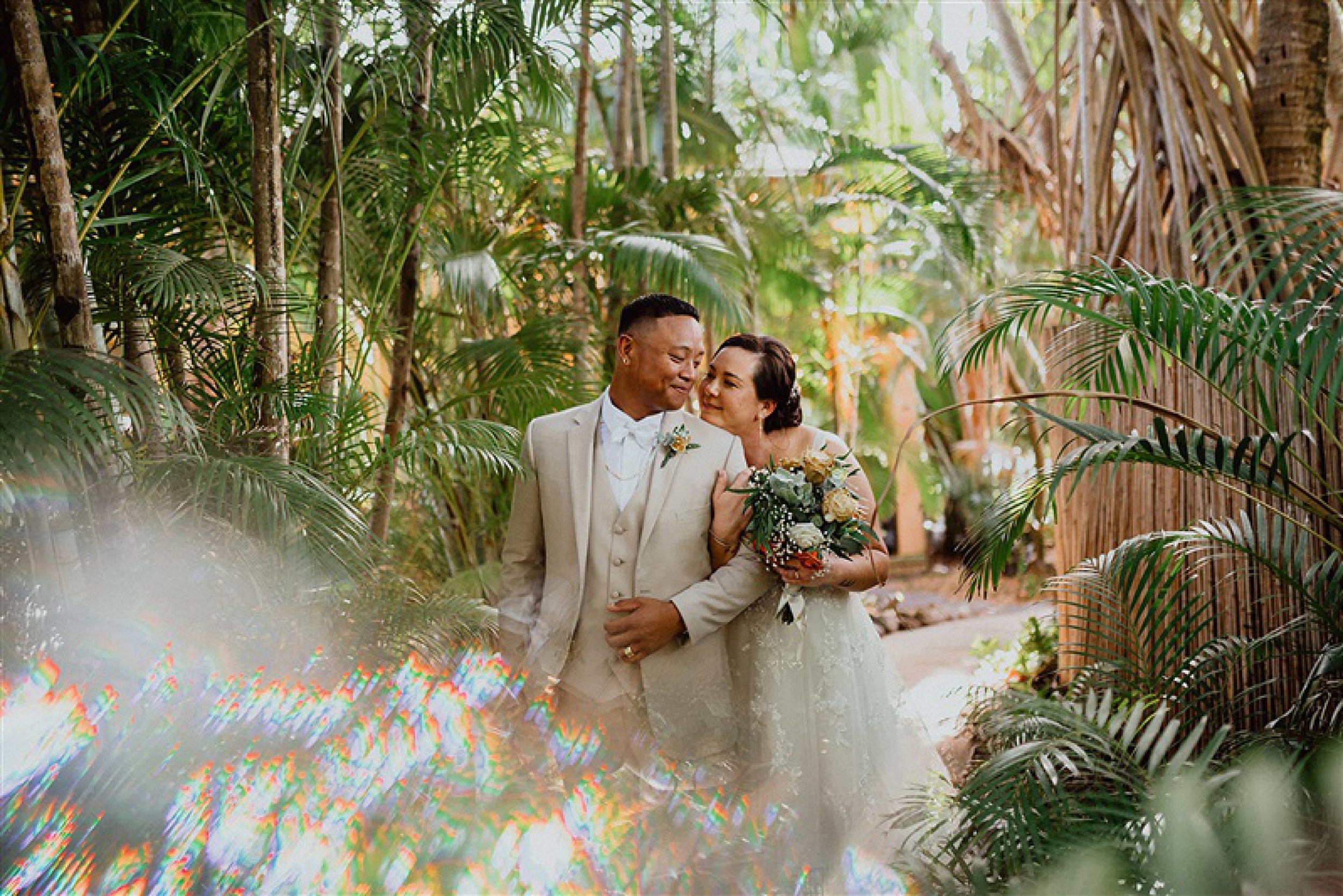 tropical wedding inspiration